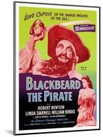 Blackbeard the Pirate-null-Mounted Art Print