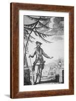 Blackbeard the Pirate-null-Framed Giclee Print