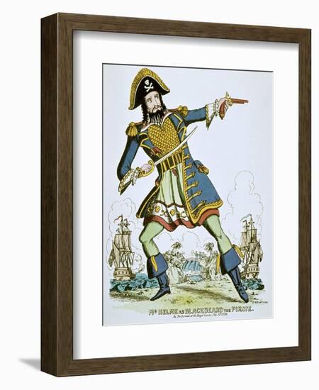 Blackbeard the Pirate-null-Framed Giclee Print