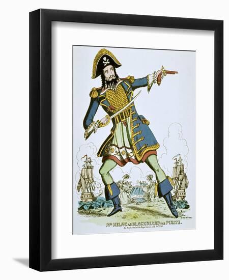 Blackbeard the Pirate-null-Framed Giclee Print