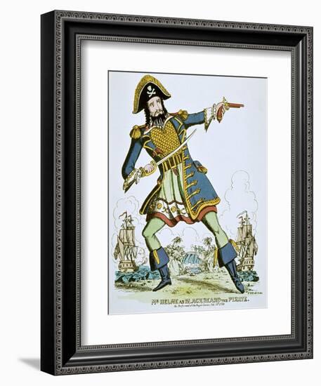 Blackbeard the Pirate-null-Framed Giclee Print