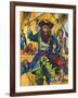 Blackbeard-Richard Hook-Framed Giclee Print