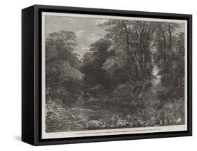 Blackberry Dell, from the Exhibition of the Royal Academy-Henry Jutsum-Framed Stretched Canvas