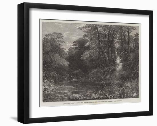Blackberry Dell, from the Exhibition of the Royal Academy-Henry Jutsum-Framed Giclee Print