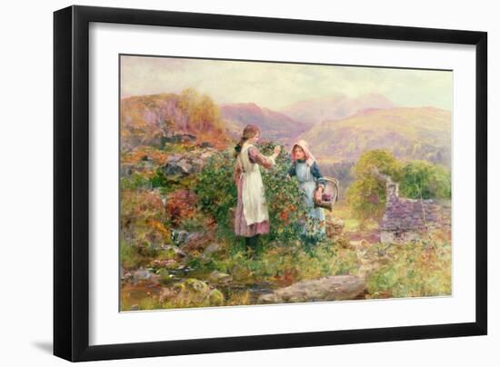 Blackberry Gatherers-Henry John Yeend King-Framed Giclee Print