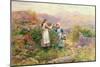 Blackberry Gatherers-Henry John Yeend King-Mounted Giclee Print