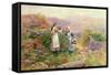 Blackberry Gatherers-Henry John Yeend King-Framed Stretched Canvas