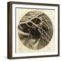 Blackbird and Thrush, in Covert-Harrison William Weir-Framed Giclee Print