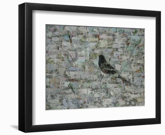 Blackbird in Tree-Ruth Addinall-Framed Premium Giclee Print