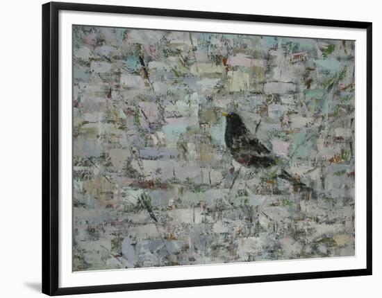 Blackbird in Tree-Ruth Addinall-Framed Premium Giclee Print