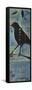 Blackbird on Branch-Tim Nyberg-Framed Stretched Canvas