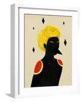 Blackbird-Diela Maharanie-Framed Art Print