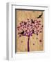 Blackbirds in Tree-Bee Sturgis-Framed Art Print