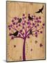 Blackbirds in Tree-Bee Sturgis-Mounted Art Print