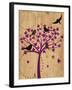 Blackbirds in Tree-Bee Sturgis-Framed Art Print