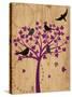 Blackbirds in Tree-Bee Sturgis-Stretched Canvas
