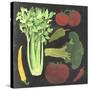 Blackboard Veggies III-Vision Studio-Stretched Canvas