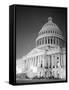 Blacked out Capitol Dome-null-Framed Stretched Canvas