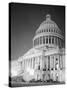 Blacked out Capitol Dome-null-Stretched Canvas