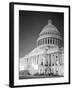 Blacked out Capitol Dome-null-Framed Photographic Print