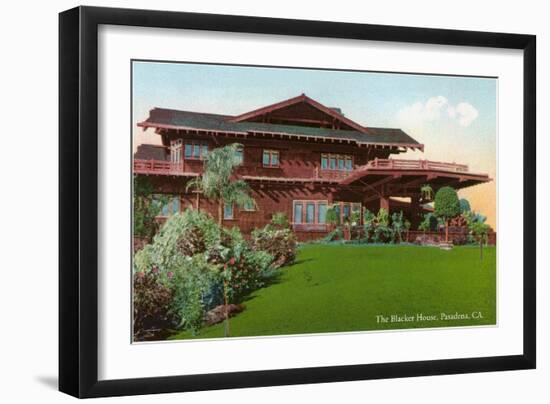 Blacker Craftsman House, Pasadena-null-Framed Art Print