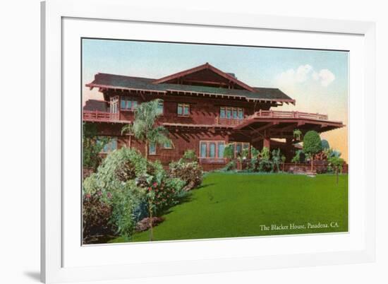 Blacker Craftsman House, Pasadena-null-Framed Art Print