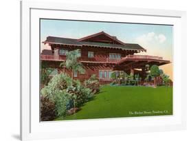 Blacker Craftsman House, Pasadena-null-Framed Art Print