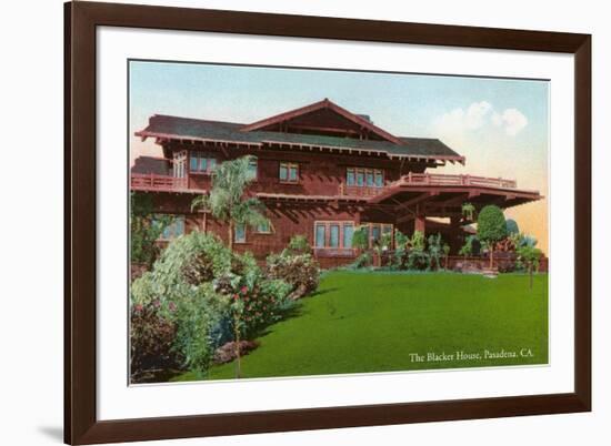 Blacker Craftsman House, Pasadena-null-Framed Art Print