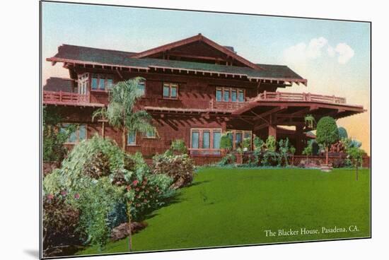 Blacker Craftsman House, Pasadena-null-Mounted Art Print