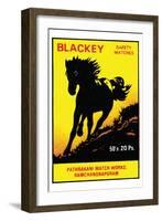 Blackey Safety Matches-null-Framed Art Print