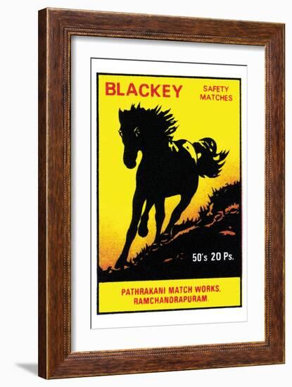 Blackey Safety Matches-null-Framed Art Print