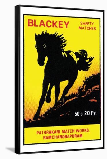 Blackey Safety Matches-null-Framed Stretched Canvas