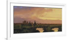 Blackfeet Sunset-Nicholas Coleman-Framed Premium Giclee Print