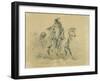 Blackfeet Warrior on Horseback, C.1833-43-Karl Bodmer-Framed Giclee Print