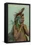 Blackfoot Chief, Luke Big Turnips-null-Framed Stretched Canvas