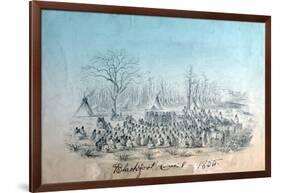 Blackfoot Council Group-Gustav Sohon-Framed Giclee Print