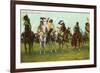 Blackfoot Indian Braves-null-Framed Art Print