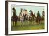 Blackfoot Indian Braves-null-Framed Art Print