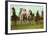 Blackfoot Indian Braves-null-Framed Art Print