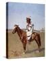 Blackfoot Indian-Frederic Sackrider Remington-Stretched Canvas