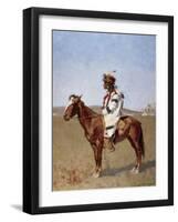 Blackfoot Indian-Frederic Sackrider Remington-Framed Giclee Print