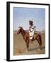 Blackfoot Indian-Frederic Sackrider Remington-Framed Giclee Print