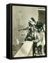 Blackfoot Indians on the Roof of the McAlpin Hotel, Refusing to Sleep in their Rooms, New York City-American Photographer-Framed Stretched Canvas