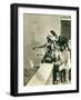 Blackfoot Indians on the Roof of the McAlpin Hotel, Refusing to Sleep in their Rooms, New York City-American Photographer-Framed Photographic Print