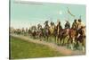 Blackfoot Indians on the Trail-null-Stretched Canvas