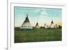 Blackfoot Medicine Lodges-null-Framed Art Print