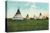 Blackfoot Medicine Lodges-null-Stretched Canvas