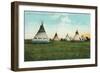 Blackfoot Medicine Lodges-null-Framed Art Print
