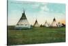 Blackfoot Medicine Lodges-null-Stretched Canvas