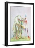 Blackfoot Medicine Man-George Catlin-Framed Giclee Print